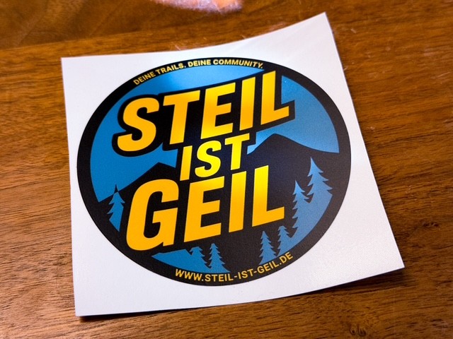 STEIL IST GEIL – Trailsticker